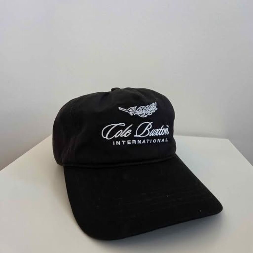 Cole Buxton International Cap Black One Size OS Embroidered Logo